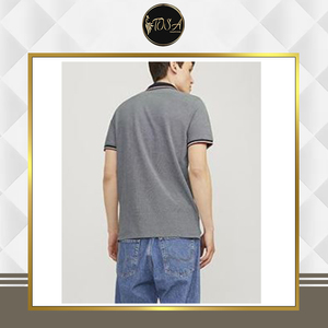 เสื้อโปโลชายผ้าคอตตอนผสมโพลีเอสเตอร์ ลายเรียบ คุณภาพเยี่ยม ความยาวปกติ รุ่นใหม่มาถึงแล้ว ในราคาตลาดที่ดีที่สุด - Product Image 2