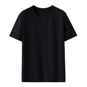 Camiseta de Cuello Redondo y Manga Corta de Color Puro, 190g, con Logotipo Bordado Personalizado, Precio de Fábrica de Bangladesh y China, Fabricación Personalizada Transfronteriza - Product Image 6