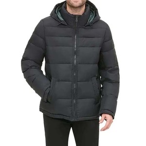 New Autumn and Winter Unisex Fashion <b>White</b> Polyester Filled Stand Collar Luxury Designer <b>Waterproof</b> Casual Puffer <b>Jacket</b> - Product Image 1