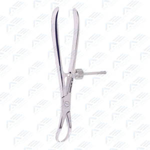 Fórceps ortopédicos de reducción de hueso de calidad fina de 25cm, instrumentos médicos quirúrgicos curvos de acero inoxidable, fórceps para fragmentos de hueso - Product Image 4