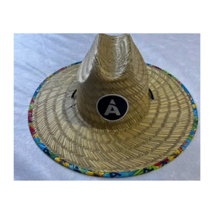 Chapeau de paille tressé naturel du Vietnam, fait main, léger, respirant, pour les vacances à la plage et les activités de plein air - Product Image 1