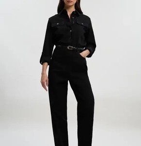 Ensemble Salopette en Jean Confortable pour Femme – Combinaison Décontractée en Coton – Vêtements Décontractés – Fournisseur d'Usine en Gros – Salopette Pantalon - Product Image 1