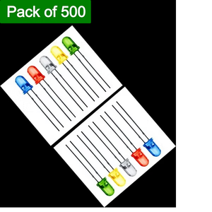 Multi Color 5mm <b>Diffused</b> <b>LED</b> Kit Red Blue Green Yellow White for Electronics DIY Projects Indicator Signal <b>Lights</b> Durable <b>LED</b> - Product Image 6