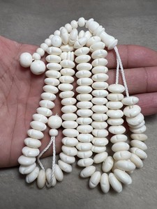 Tasbih de Oración de Calidad Premium con 33 Cuentas, Rosario de Hueso de Búfalo Pulido, Misbaha, Subha, Cuentas Islámicas Naturales Personalizadas para Musulmanes - Product Image 3