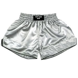 Pantalones Cortos de Muay Thai con Logotipo Personalizado, Transpirables, de Secado Rápido, 100% Poliéster, para Entrenamiento de Boxeo, MMA y Artes Marciales - Product Image 3