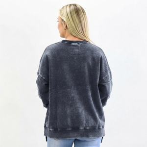 Sudadera Moderna para Mujer con Lavado Ácido, la Más Vendida, Corte Holgado, Ropa de Moda con Servicios de Etiqueta Privada y Tallas OEM - Product Image 3