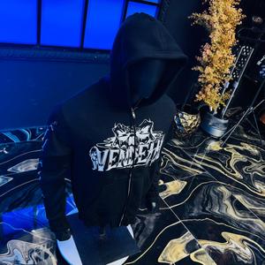 Sudaderas con Capucha Personalizadas con Estampado Serigrafiado, Diseño de Moda Oversize para Invierno, Hechas en Pakistán por Zeyn Industry, Sudaderas con Cremallera Estilo Streetwear - Product Image 2