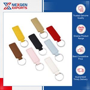 Depth Experience Manufacturing Superior Quality Eco-Friendly Handmade PU Leather Keychain Customizable Options Durable Travel - Product Image 4