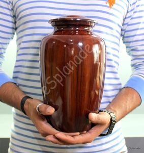 Classical Teardrop Rosewood Urn Airtight <b>Dog</b> Pet Memorial Vase - Product Image 6