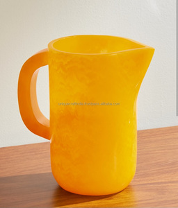 Modern Luxury Epoxy Resin Tea <b>Mug</b> Handle Polished <b>Marble</b> Pattern Sustainable Water Tea Pots Kettles Tankard Parties Classic - Product Image 1