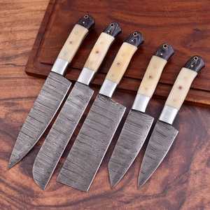 Multi Purpose <b>Kitchen</b> Chef <b>Knife</b> Set with <b>Sharp</b> Damascus Steel Blades Comfortable Non Slip Handles for Daily Use Chef <b>Knife</b> Set - Product Image 1