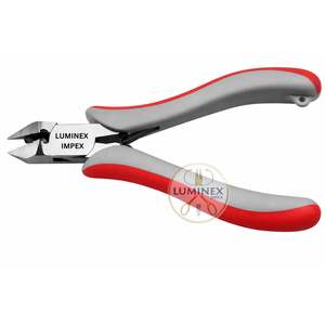 Alicates de Corte Profesionales de Acero Inoxidable con Borde Inclinado para Juntas de Caja |   Cortador de Alambre de Precisión Métrica OEM para Trabajos de Electrónica y Manualidades - Product Image 1