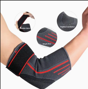 PROFIT SPORTS Soporte de Codo Profesional de Neopreno Grueso y Elástico, Transpirable, para Gimnasio, Baloncesto, Entrenamiento Físico - Product Image 3