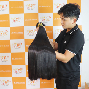 Straight Bulk Hair Cuticle Aligned Remy Hair Extensions No Tangle No Shedding Easy to <b>Bleach</b> Hair - Product Image 3