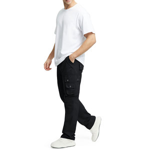 Pantalones Cargo de Poliéster y Algodón para Hombre, Talla Grande, Cierre de Botones, Bolsillo en el Muslo, Antiencogimiento, Tela de Alta Calidad, Ligeros - Product Image 6