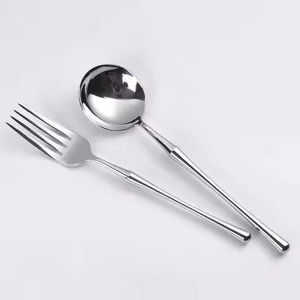 Juego de cubiertos de metal para mesa de almuerzo, cuchara y tenedor, para mesa de comedor, cocina, vajilla para cenar - Product Image 3