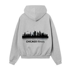 Sweat à capuche tricoté pour homme, grande taille, sans cordon, en molleton uni 100% coton, épais, respirant, coupe courte, qualité supérieure, essentiels - Product Image 2