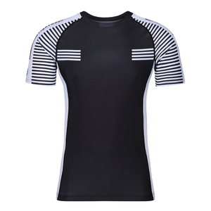 Sports Rash Guard T shirt Men Boxing Ranked Short Sleeve Compression Clothing <b>Rashguards</b> Shirts Tops - Product Image 3