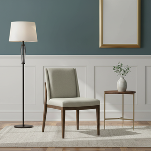 Silla de Comedor Moderna Escandinava con Tapicería y Estructura de Madera de Haya Resistente para Hogar, Oficina y Edificios de Oficinas - Product Image 6