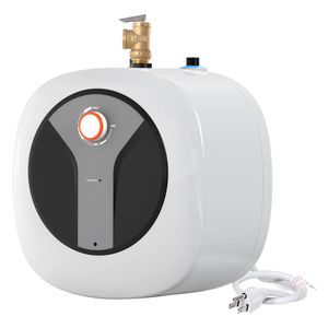Calentador de Agua Eléctrico Mini de 1440W, Calentador de Agua Caliente de 8 Galones con Válvula de Seguridad de Temperatura y Presión, Fácil Instalación, Enchufe Europeo - Product Image 1