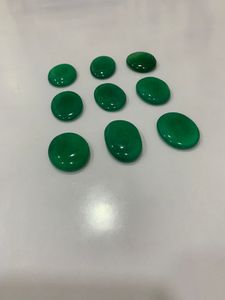 Pierre naturelle Onyx vert ovale cabochon pour la fabrication de bijoux en pierres précieuses, vente en gros de bijoux, qualité supérieure, couleur verte, propriétés curatives - Product Image 3
