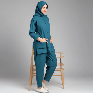 <b>Top</b> Quality Adult Wear <b>Scrub</b> Suits for Sale Pakistan Made Hospital Doctor Nursing Women <b>Scrub</b> <b>Top</b> Quality Adult Wear <b>Scrub</b> - Product Image 4
