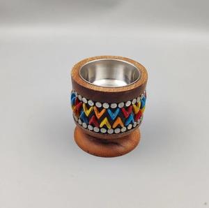 Quemador de Incienso de Sándalo Hecho a Mano con Inserto Metálico, Decoración de Madera Aromática, Uso Durante Todo el Año - Product Image 2