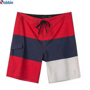 กางเกงขาสั้นผู้ชายรุ่นใหม่ ยืดได้ 4 ทิศทาง กางเกงบอร์ดชอร์ตสั่งทำพิเศษ กางเกงบอร์ดชอร์ตออกกำลังกายสำหรับผู้ชาย ชุดว่ายน้ำสีพื้นสำหรับผู้ใหญ่ - Product Image 5