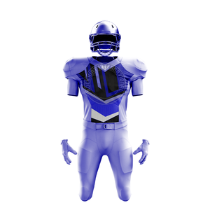 Conjunto de Uniforme de Fútbol Americano en Tela de Poliéster, Diseño Ligero, Resistente y Transpirable, Adecuado para Entrenamientos y Partidos de Equipo - Product Image 1