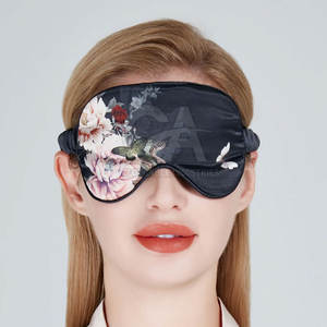 ผ้าปิดตาไหมน้ำหนักเบาสำหรับผู้หญิง ปี 2026 สำหรับการเดินทาง ใช้ในบ้าน ช่วยให้นอนหลับสบาย ป้องกันดวงตาขณะนอนหลับ  สามารถปรับแต่งได้ - Product Image 5