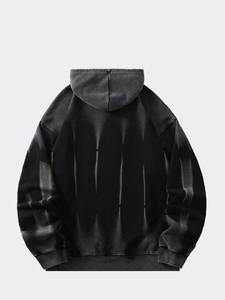 เสื้อฮู้ดดี้ทรงบ็อกซี่โอเวอร์ไซส์สำหรับผู้ชาย สไตล์สตรีทแวร์ลำลอง เหมาะสำหรับออกกำลังกาย ผลิตจากผ้าฝ้ายพรีเมียมเนื้อหนา ทรงหลวมไหล่ตก สวมใส่สบาย - Product Image 2