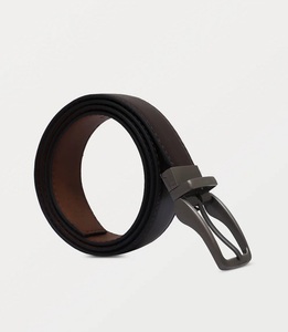 Ceintures en cuir véritable OEM élégantes et de haute qualité pour hommes, personnalisées avec boucle en alliage et logo sur mesure, prix de gros - Product Image 4