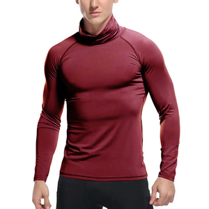 Fitness Wear Latest Design <b>Men</b> <b>Compression</b> <b>Shirts</b> Solid Color Adult Size <b>Men</b> <b>Compression</b> High Quality Polyester Spandex - Product Image 6