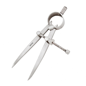 High Quality Divider 75mm Flat <b>Leg</b> Spring Divider Tool Gauge Distant Measuring Compass Layout Jewelry <b>Bench</b> Tools Equipments - Product Image 1