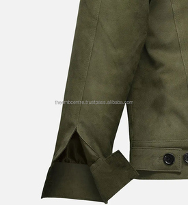 Veste robuste coupe-vent avec logo personnalisé de haute qualité pour hommes Veste en toile à la mode avec col montant pour hommes - Product Image 2