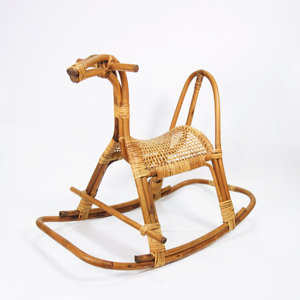 Caballito balancín de ratán para niños, balancín de animales para niños pequeños, precio competitivo, juguetes para niños - Product Image 3