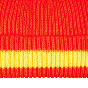 Bonnet en laine tricoté 100% personnalisable avec logo imprimé numériquement, durable, style urbain, pour voyage, fabrication OEM - Product Image 4