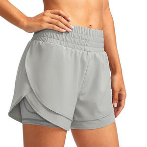 Shorts de sport décontractés pour femmes, prix bas, haute qualité, respirants, légèrement élastiques, grandes tailles, écologiques - Product Image 2