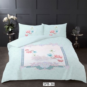 Juego de Ropa de Cama de Microfibra al por Mayor con 125 GSM, 300 Hilos, Duradero y Ecológico, Estilo Moderno para Decoración de Dormitorios - Product Image 2