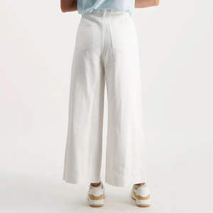 Pantalones vaqueros rectos de cintura alta para mujer, estilo casual, de pierna ancha, lisos, holgados, a precio razonable - Product Image 4