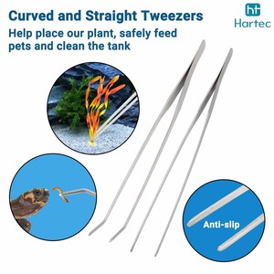 Juego de Herramientas Multiusos de Acero Inoxidable para el Cuidado de Plantas de Acuario, Tijeras de Podar, Pinzas, Espátula para Sustrato - Product Image 6