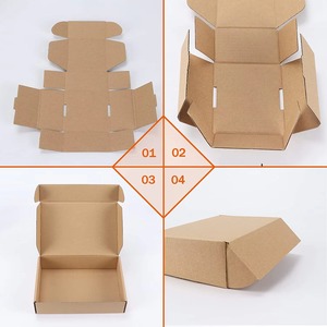 Caja de Regalo de Papel Kraft Personalizada, Caja de Embalaje de Cartón Plegable para Cosméticos y Uso Minorista - Product Image 4