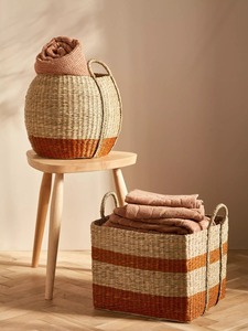 Seagrass <b>Square</b> <b>Storage</b> <b>Basket</b> Natural Handmade <b>Storage</b> <b>Basket</b> Wholesale eco-friendly Made in Viet Nam - Product Image 4
