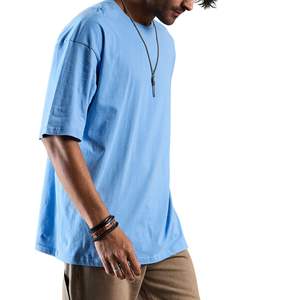 T-shirt Homme Oversize à Épaules Tombantes en Coton Lourd Coupe Ample – Personnalisation et Fourniture OEM - Product Image 5