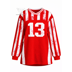 Delta griega al por mayor |   Sigma |   Theta |   Camiseta de Fútbol Americano Extra Grande a Rayas Estilo Vintage para Hermandades |   Camiseta Universitaria de la Universidad de Paraphernalia, Grecia - Product Image 1