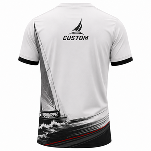 เสื้อแข่งเรือใบแบบกำหนดเองสำหรับผู้หญิง เสื้อยืดแห้งเร็วสำหรับการเล่นกีฬา เสื้อทีมแบบระบายอากาศได้ดี ผลิตจากผ้าสแปนเด็กซ์/ไนลอน แขนกุด คอกลม สำหรับกีฬา - Product Image 2