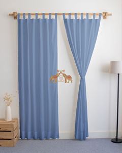 ผ้าม่านคุณภาพสูง ผ้าฝ้ายแท้เนื้อแน่น สไตล์โบฮีเมียน ป้องกันแสงได้ดี เป็นมิตรกับสิ่งแวดล้อม เหมาะสำหรับโรงแรม ห้องนั่งเล่น ประตู หน้าต่าง - Product Image 2