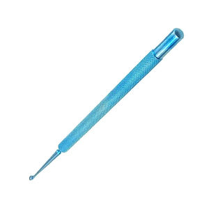 Curetas Quirúrgicas de un Solo Extremo, Adenotomos, Curetas Dérmicas, Cureta para Lupus, Herramienta Médica con Mango Sólido Azul en Forma de Lazo - Product Image 4