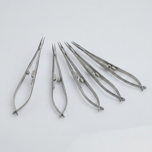 Porte-aiguilles micro Castroviejo en acier inoxydable de haute qualité, pinces manuelles, ensemble d'instruments chirurgicaux - Product Image 2