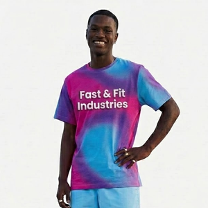 T-shirt imprimé streetwear personnalisé de haute qualité, effet délavé, pour homme, fitness et tenue décontractée, t-shirt confortable pour homme - Product Image 5